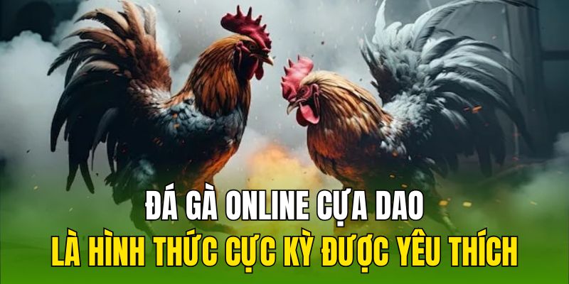 Đá gà online cựa dao là hình thức cực kỳ được yêu thích